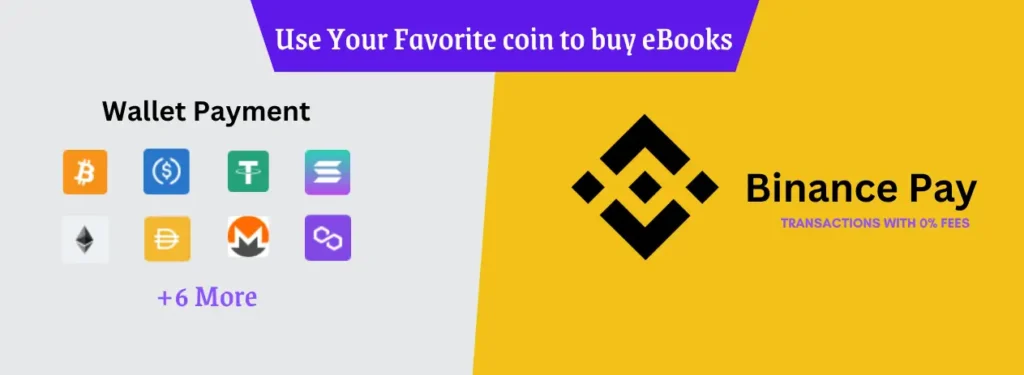 Buy ebooks with crypto and binance pay